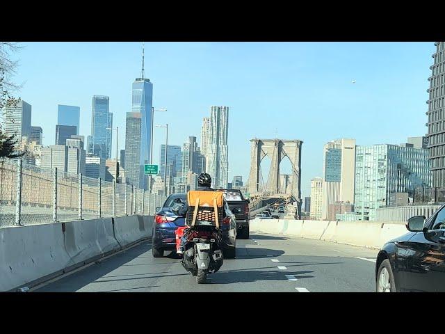 Driving New York City to New Haven Connecticut - Downtown, FDR Drive, I-95 N