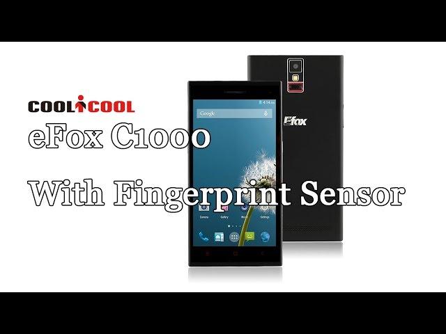 eFox C1000 QuadCore Smartphone with Fingerprint Sensor - Hands On