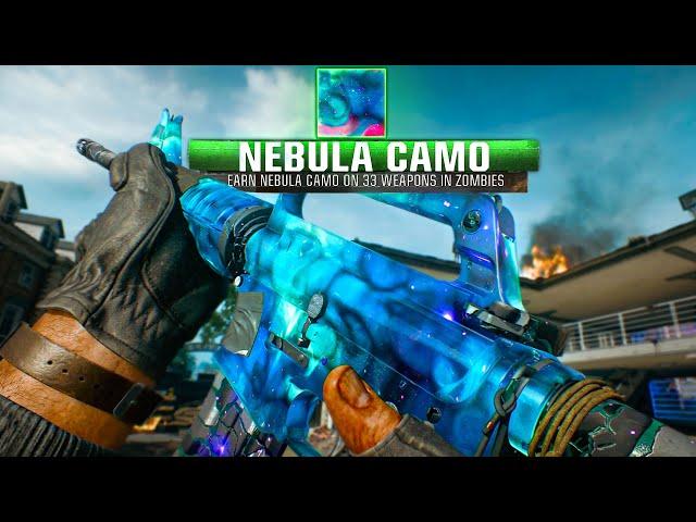 I UNLOCKED NEBULA CAMO on ALL 33 GUNS in Black Ops 6 Zombies! (Secret Challenge UNLOCKED)