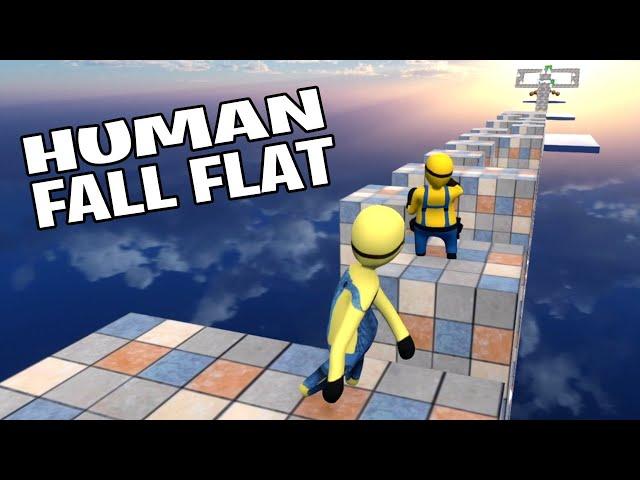 MINIONS AT THE SUPER MARIO COURSE in HUMAN FALL FLAT