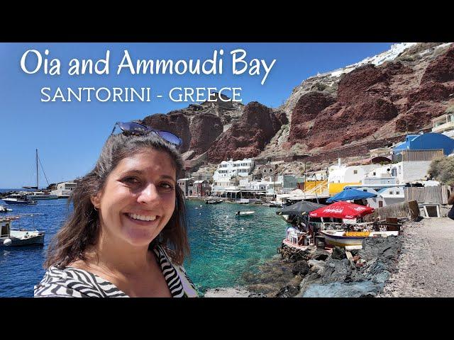 SANTORINI GREECE - Oia and Ammoudi Bay  (A MUST VISIT)