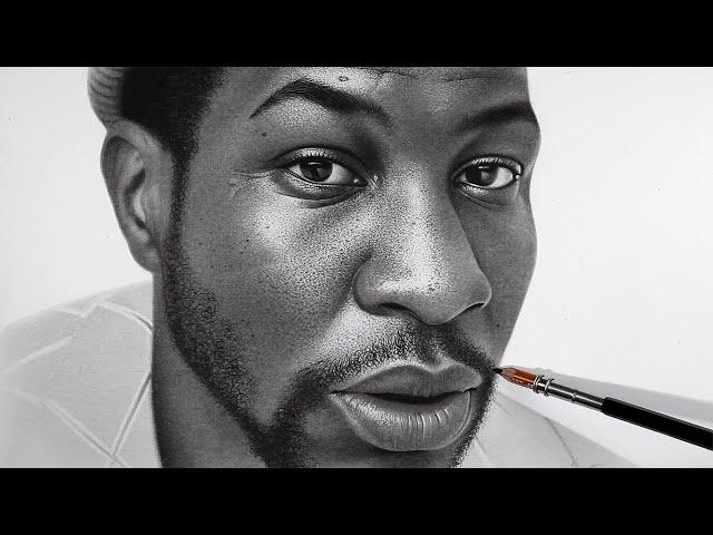 How to shade a portrait / face with charcoal