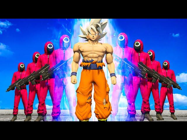 Master Ultra Instinct Goku plays Squid Game (Insane!) in GTA 5