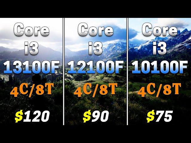 Core i3 13100F vs 12100F vs 10100F | PC Gameplay Benchmark Tested