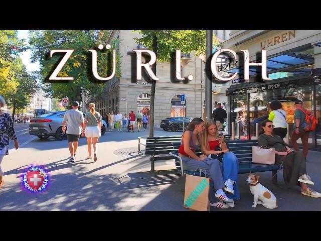 ZURICH SWITZERLAND  Currently Walking tour around BAHNHOFSTRASSE & SHOPPING / City Center Stroll