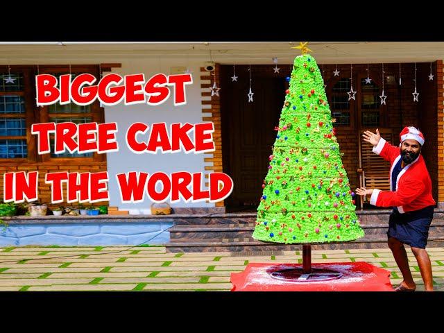 Biggest Christmas Tree Cake In The World | ക്രിസ്മസ് ട്രീ കേക്ക് കഴിച്ചിട്ടുണ്ടോ | M4 Tech |