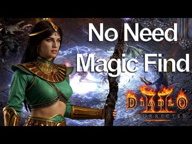 Diablo 2 Resurrected - Why I Never Care About Magic Find + My Lvl 99 Nova Sorc Farming Route