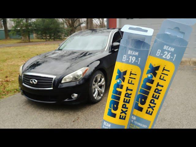 Replacing Wiper Blades on Infiniti M37, M56, Q70 (with a few tricks to share)| VLOG-ish