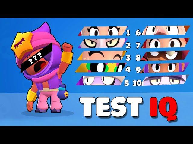 Test Your IQ | Guess The Brawlers Challenge in Brawl Stars