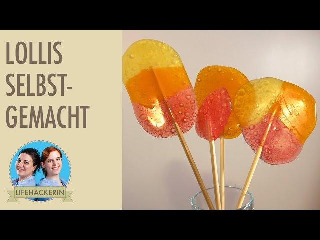 Lollis selbermachen aus Fruchtbonbons | Lollipop DIY