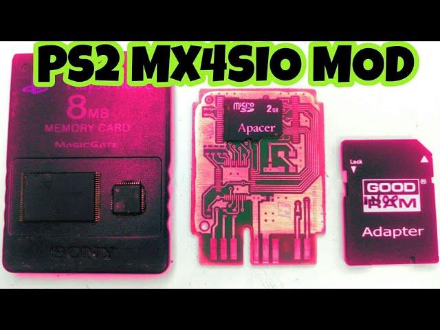 MX4SIO Playstation 2 SD Часть 1 Распайка и Настройка PS2 Micro SD MOD Wiring and Configuration