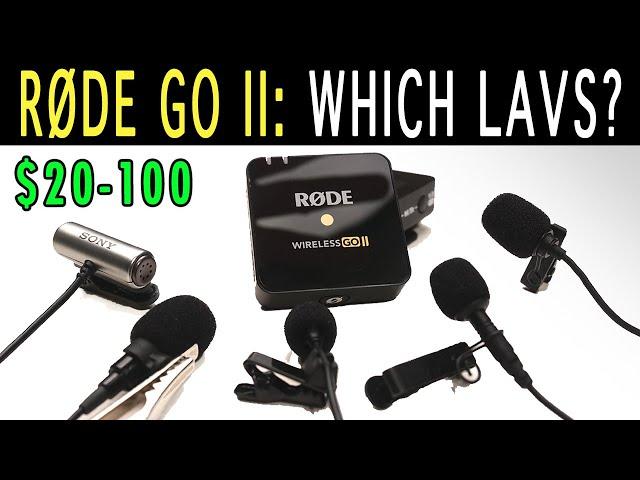 Lavalier Mic Tests for RODE Wireless Go II: Deity w.Lav | Sony ECMCS3 | Lavalier GO | JK mic J044