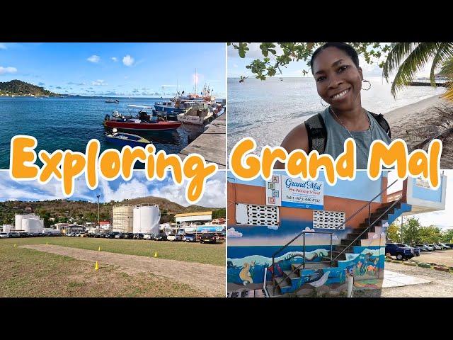 Exploring Grand Mal, St. George, Grenada on a Dry, Hot Day! | Grand Mal Fishermen Boatyard!