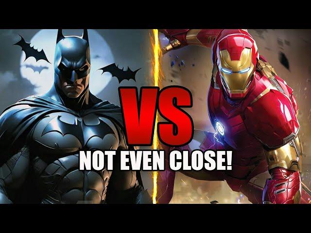 Why Batman VS Iron Man Has NEVER Been Close!