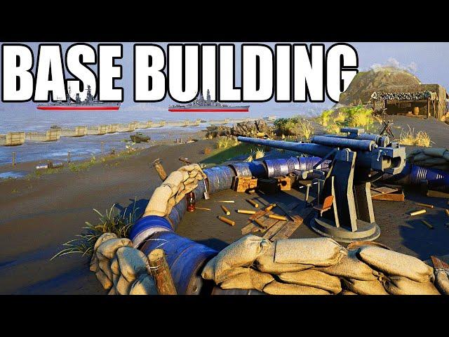 Can I Hold PEARL HARBOR in NEW WW2 Base Building Simulator! - Beach Invasion: Pacific 1945