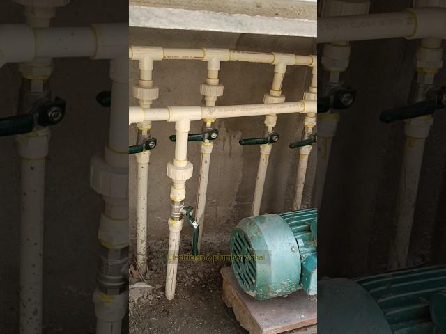 MOTOR FITTING PLUMBER VISHAL #plumbervishal #electricianvishal #motorfitting #watertank #cpvcpipe