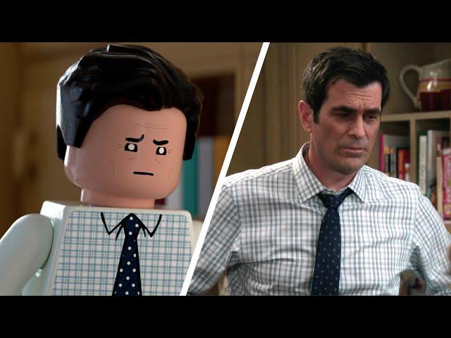 Modern Family ... in LEGO | "Offensive Line" [Blender Animation]