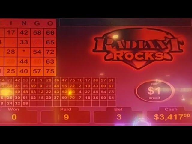 Radiant Rocks VGT session chasing those Red Spins  #slot #vgtslots #casino #gambling #redspins