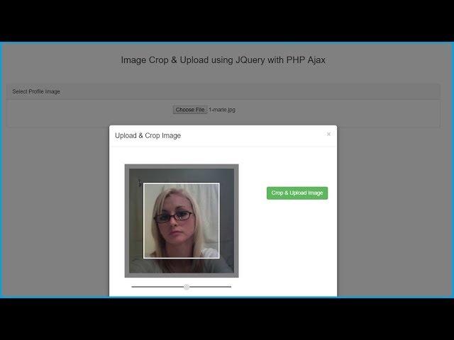 Image Crop and Uploading using JQuery with PHP Ajax