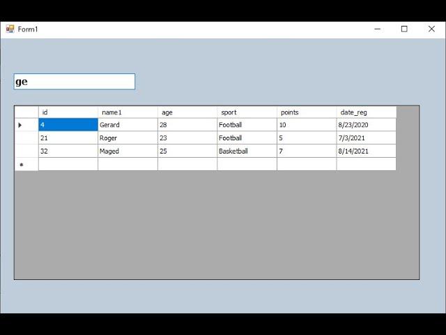 VB.Net and MYSQL search data on datagridview using Textbox value by event TextChanged