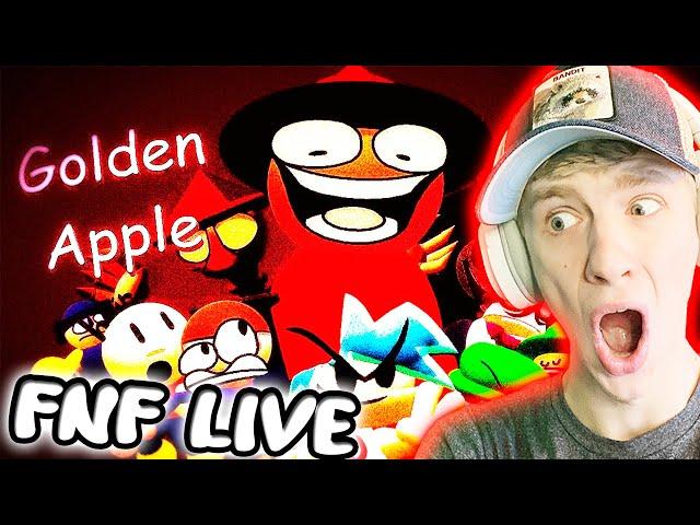 Sooo I FINALLY PLAYED THE DAVE AND BAMBI MOD LIVE!! Vs. Dave and Bambi: Golden Apple Edition