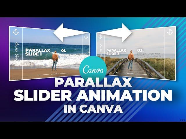 Create Parallax Slider Animation in Canva - Step-by-Step Tutorial