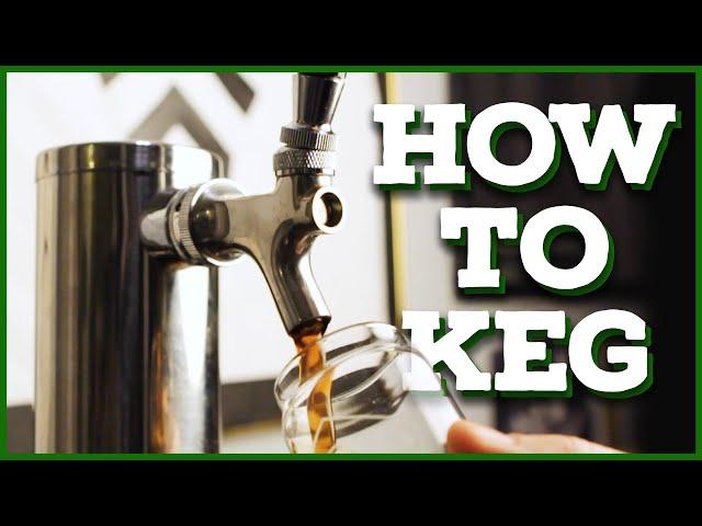 HOW TO KEG YOUR HOME BREW (ft. @NewAir Single Tap Kegerator)