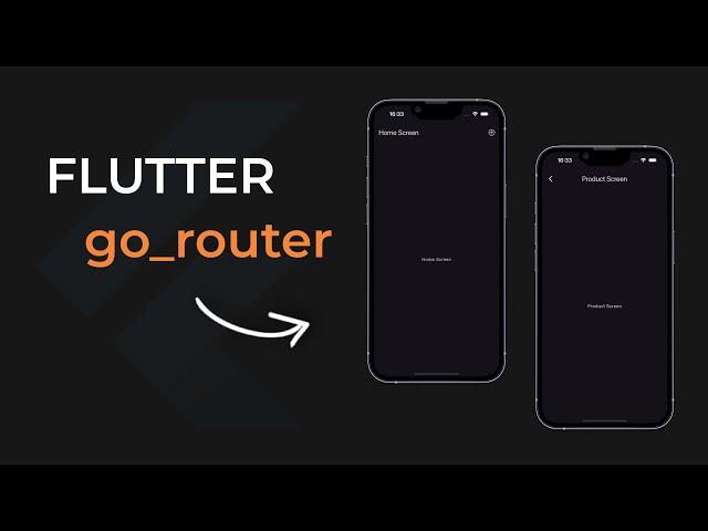 How to use Flutter go_router package