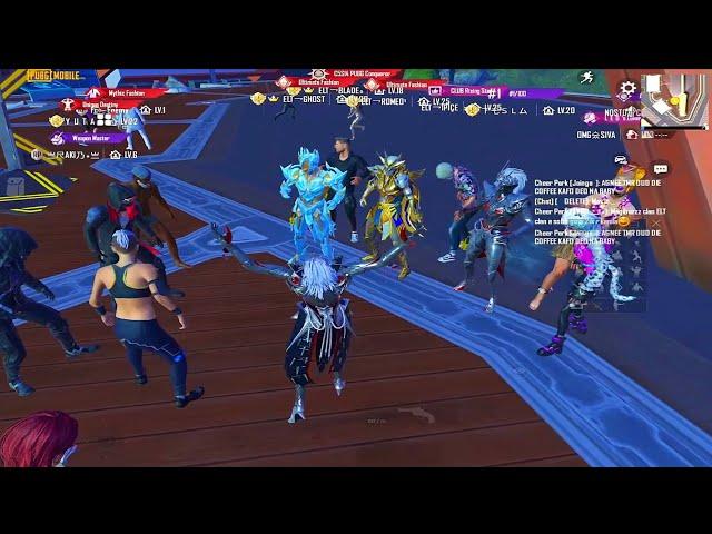 Gucci bot In cheer park Fight Emotes/X–Suite #pubgmobile #pubgcheerpark #noobprank