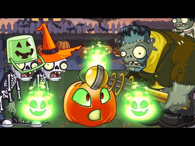 Хэллоуинские приключения Фонаря Джека. РАСТЕНИЯ против ЗОМБИ 2 или PLANTS vs ZOMBIES 2. Серия 188