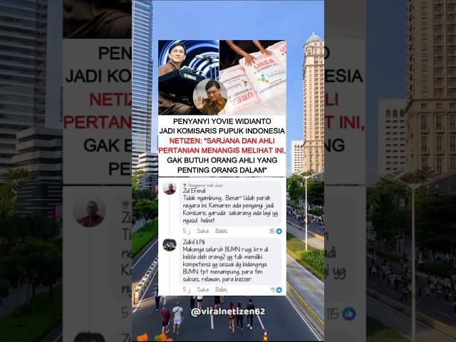 Yovie Widianto Jadi Komisaris Pupuk Indonesia! #shorts #viralvideo #fyp #prabowo #gibran