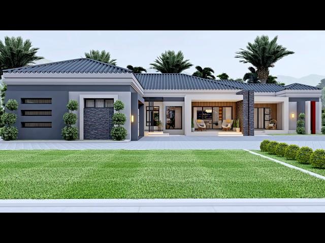 L Shape Modern Home - Self Contained | 4 Bedrooms | Cozy Interior