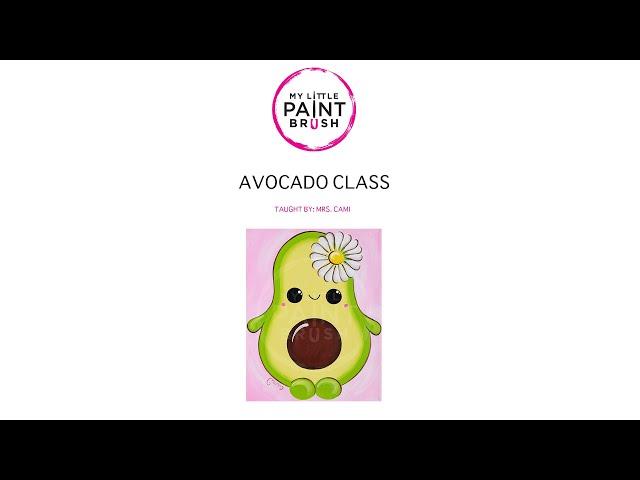 HOW TO PAINT! Acrylic Painting for Beginners | Avocado Tutorial | My Little Paintbrush