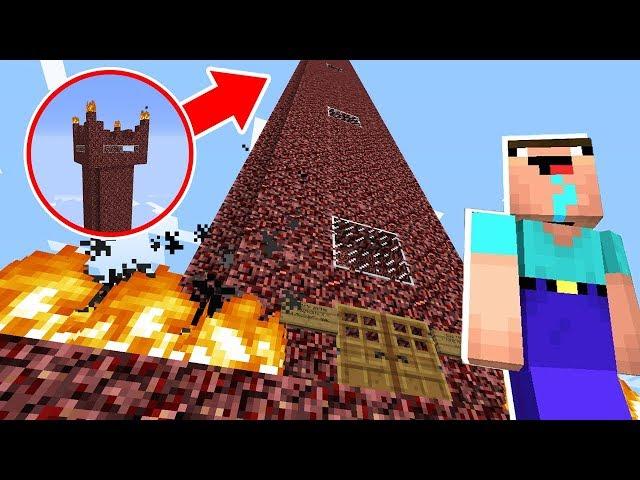 ЧТО НАХОДИТСЯ НА ВЕРШИНЕ АДСКОГО ДОМА НУБИКА В МАЙНКРАФТ  МУЛЬТИКИ MINECRAFT