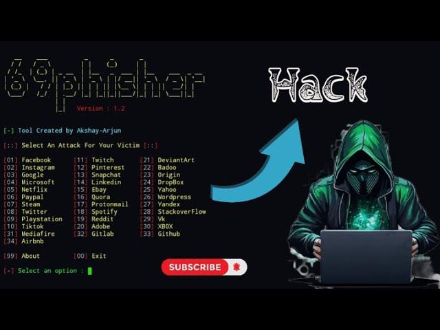 MAKING PHISHING LINK IN TERMUX(69phisher) #termux  //BY VIP HACKER