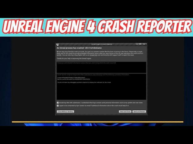 unreal engine 4 crash reporter || an unreal process has crashed ue4 epicgameslauncher