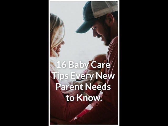 16 Quick Baby Care Tips Every New Parent Needs to Know Part 1