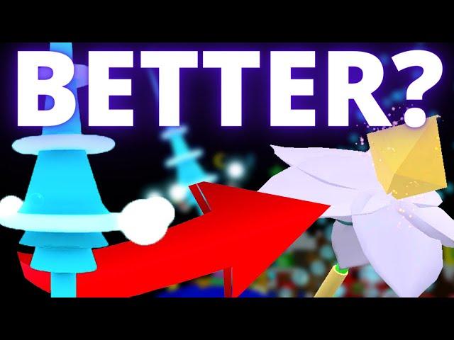 Petal Wand VS Tide Popper | Roblox Bee Swarm Simulator