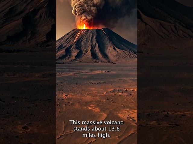 THIS Volcano is the BIGGEST in the Solar System!  #facts #space #spacefacts #spaceexploration