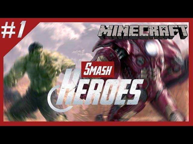 Битва СУПЕРГЕРОЕВ в Майнкрафт #1 - Minecraft Smash Heroes (Mini-Game)