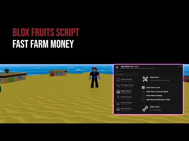 BLOX FRUITS SCRIPT ZEN HUB | + SOLARA V3 EXECUTOR