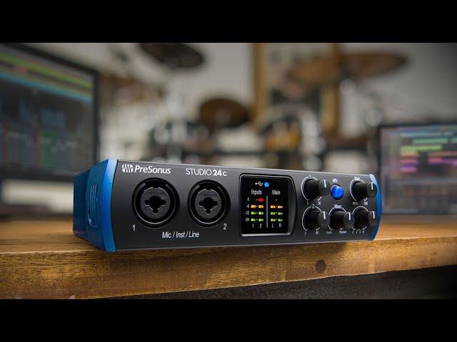 Presonus Studio 24c технический обзор Windows 10