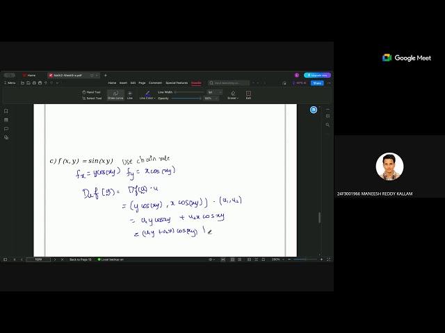 Multivariable functions and partial derivatives (W9)