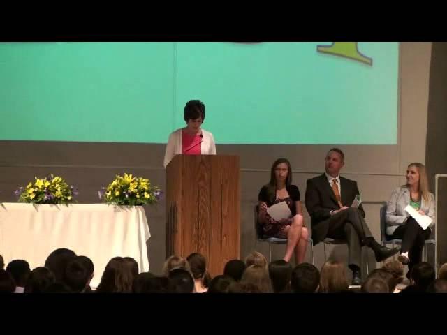 Abby VanHorssen  Tom Fisher Award Speech 5 14 14