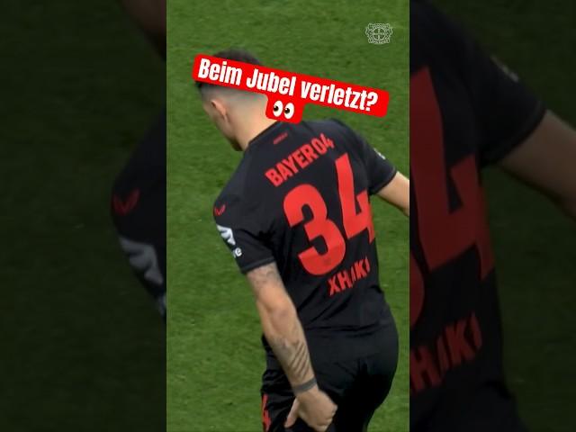 Granit #Xhaka nimmt mit seinem ersten Tor für die #Werkself alle hops 