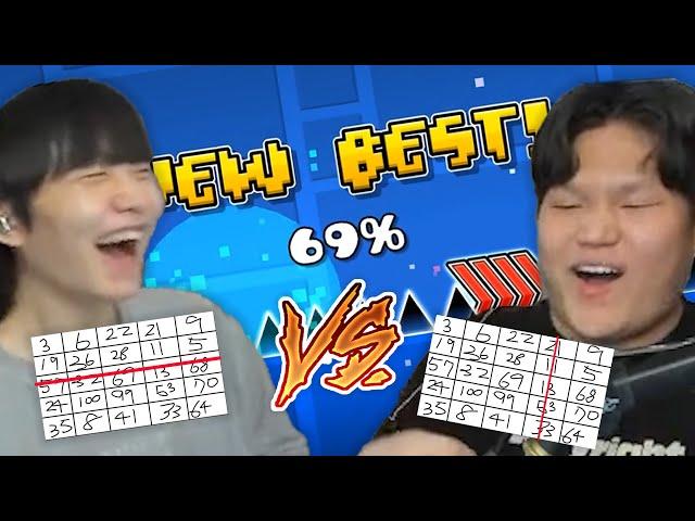 TOPI VS DORAMI GD BINGO BATTLE!! | GD race | Geometry Dash