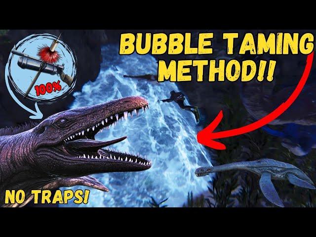 How To Use Bubbles To Tame Underwater Creatures! ARK The Center