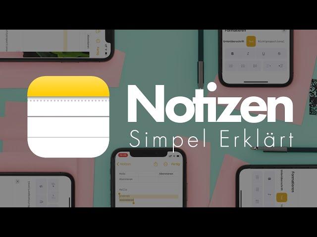 Apple Notizen App: So nutzt Du das volle Potential! (App Tutorial)