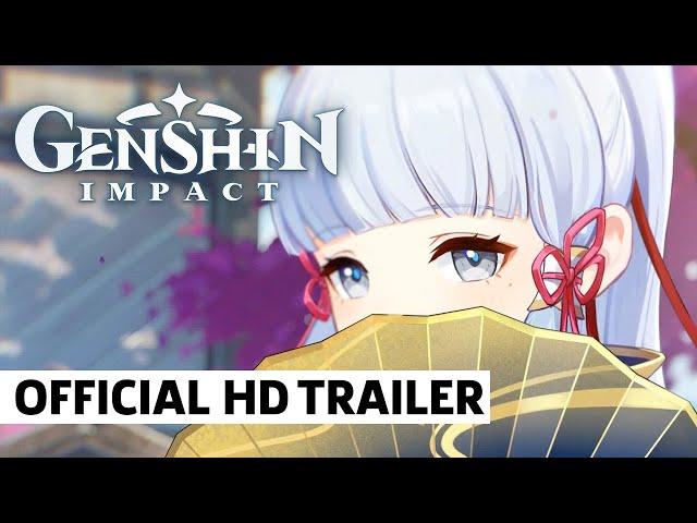 Genshin Impact Kamisato Ayaka Character Teaser Trailer