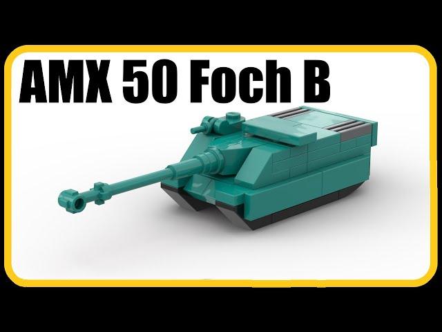 Лего мини танк AMX 50 Foch B // Lego mini tank AMX 50 Foch B